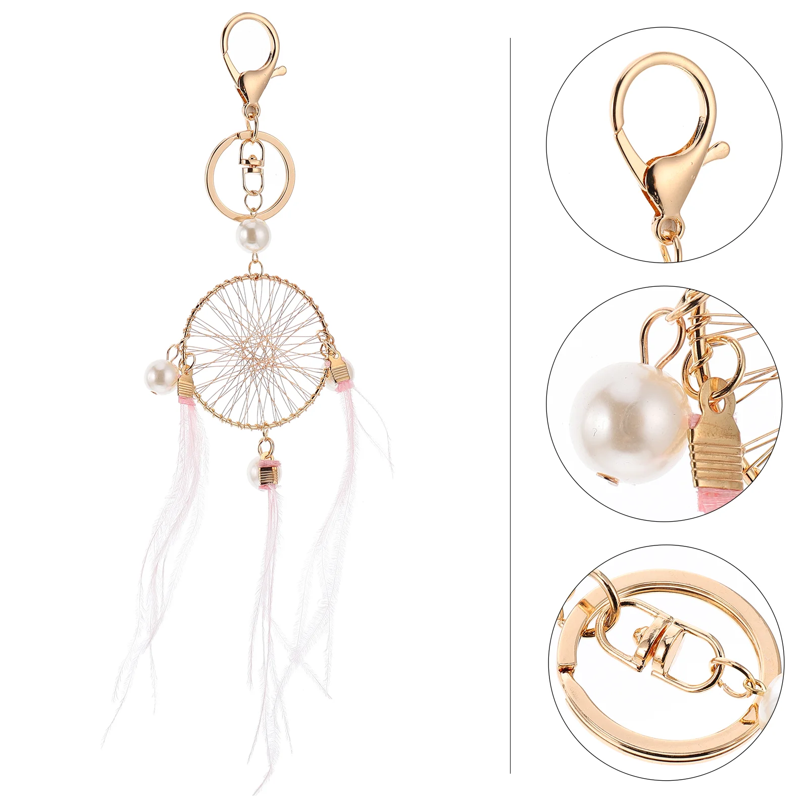 

1pc Dreamcatcher Keychain Ring Bag Pendant Ornament Key Rings Pendant Keychain