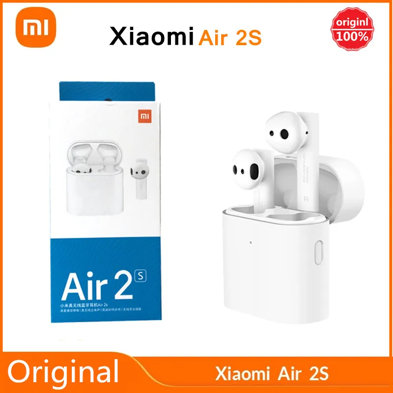 

Оригинальные беспроводные наушники Xiaomi Airdots Pro 2S TWS Bluetooth Air 2S Mi Air 2, настоящие Беспроводные наушники с голосовым управлением, спортивные мини-...