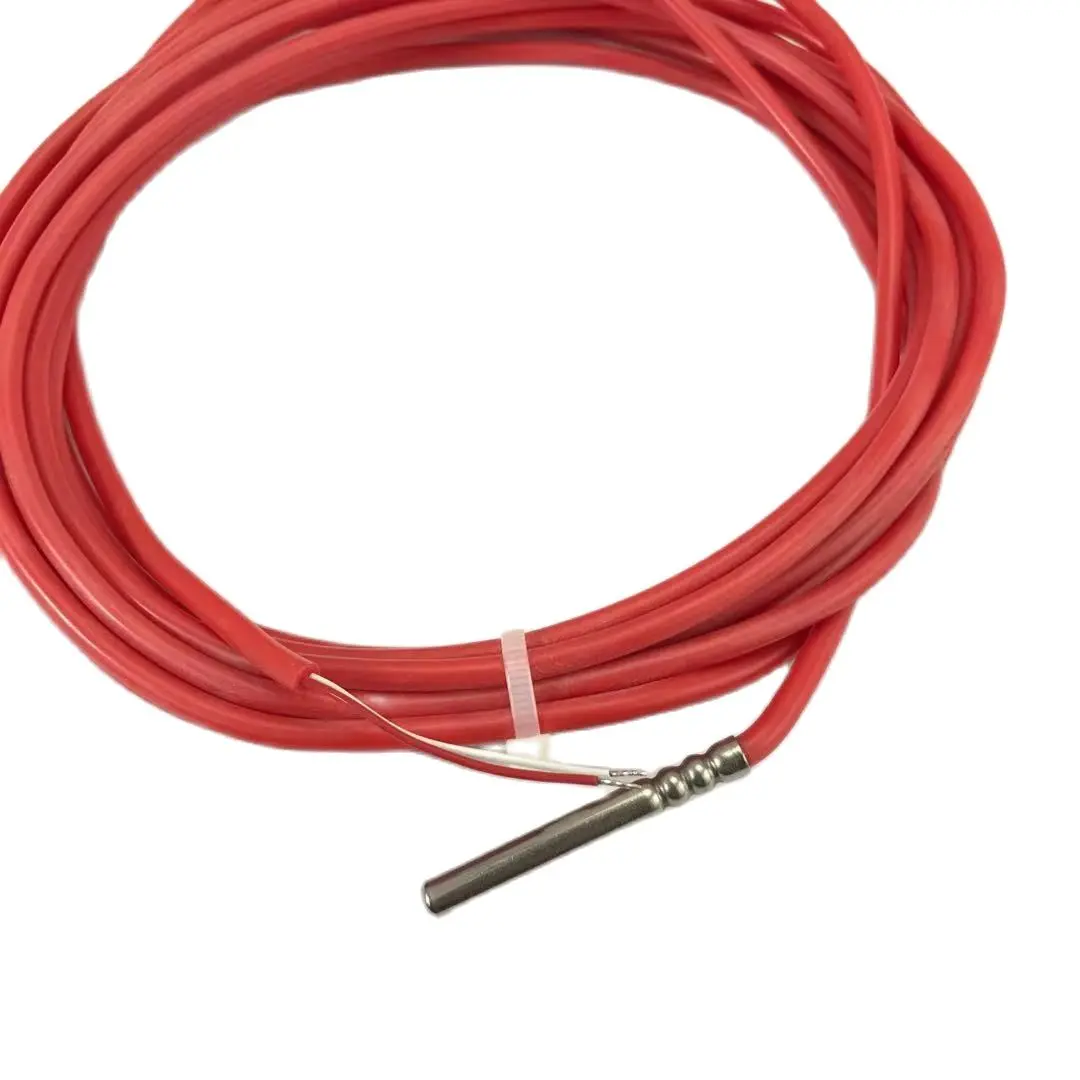 5 meters Stock 2 Wire PT1000 Temperature Sensor Thermistor Silicone Gel Coated Probe 50mm*6mm -50-180 centigrade RTDs | Инструменты