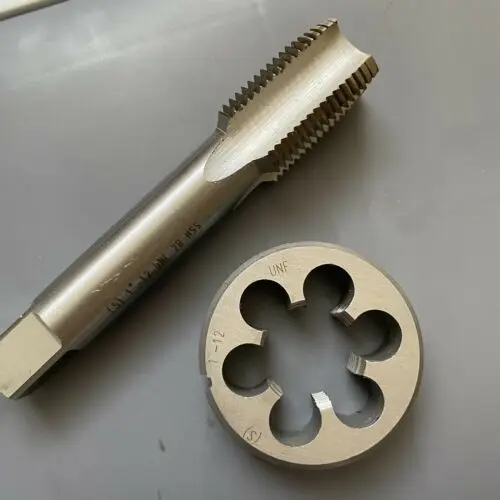 

1"-12 UNF HSS Right Hand Tap and die UNF Die for tooth taps and round threads