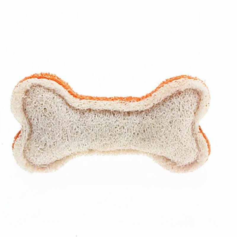 Домашние питомцы собаки кошки кости Стиль чистки зубов зеленый Мочалка для