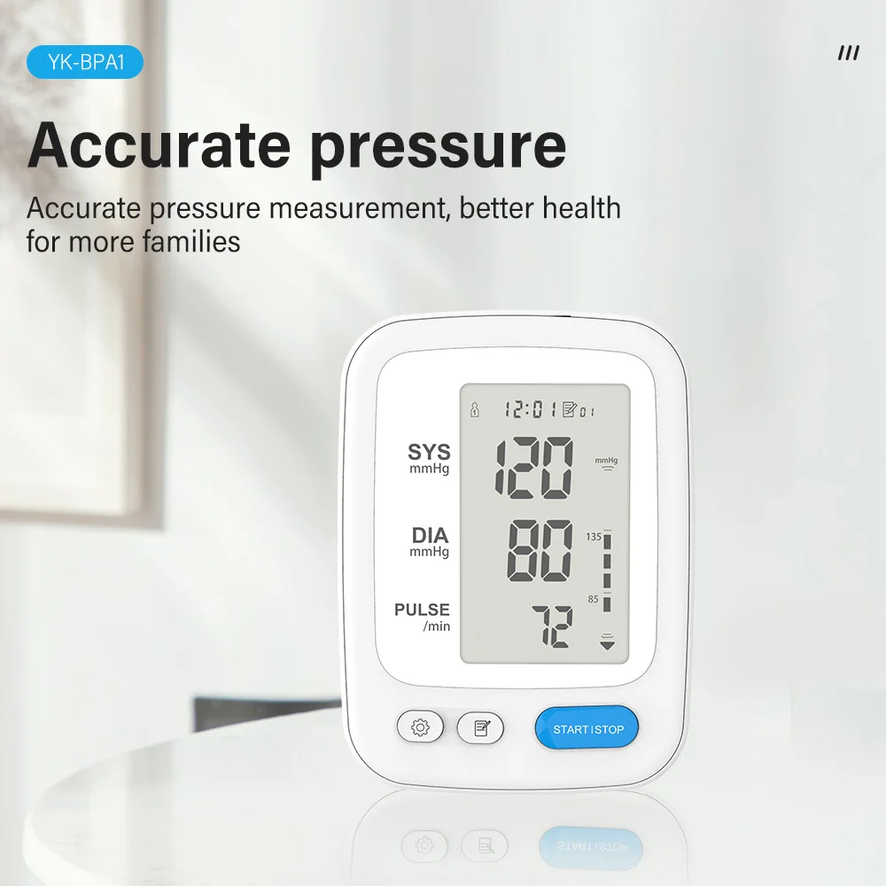 Yongrow портативный цифровой верхний монитор артериального давления на руку