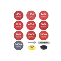 203pcs sanding discs set hook n loop sander polishing pads 80180240320400600800100020003000 grits sanding discs