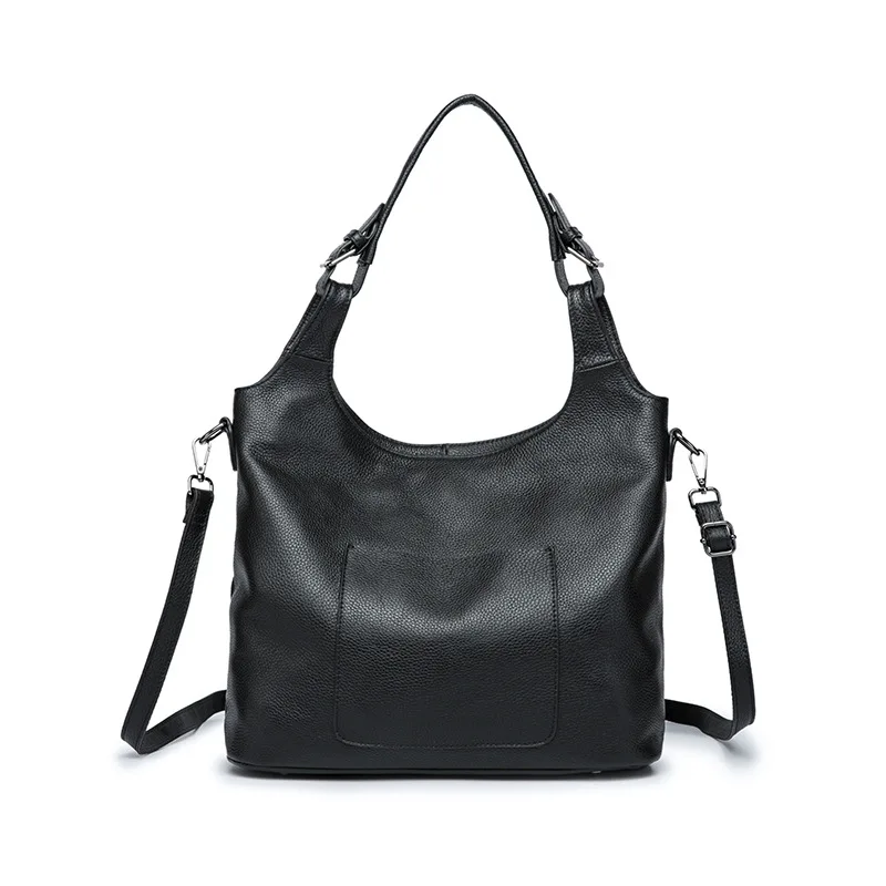 

2021 Large Genuine Cow Leather Women Messenger Cross Body Shoulder Bag Ladies Female Cowhide Handbags Satchel