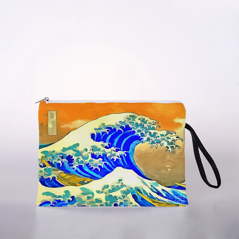 Японская косметичка Ukiyo-e Женская Мини сумка для хранения дорожная |