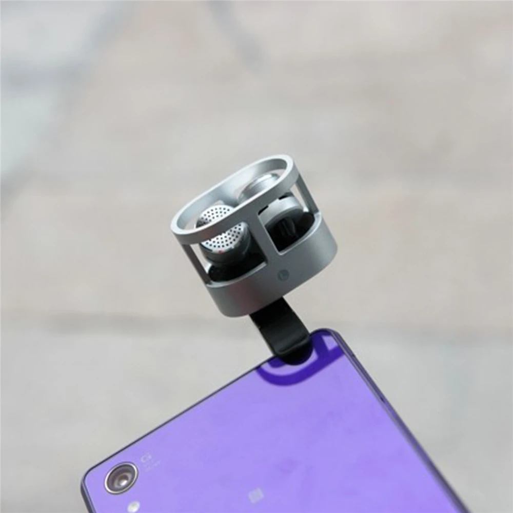 

Portable Mini Singing Recording Microphone STM10 Phone Studio Interview Microphone for Universal Smartphones