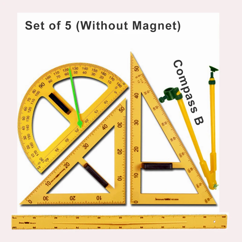Учитель математика набор магнит установленная квадратная линейка транспортир