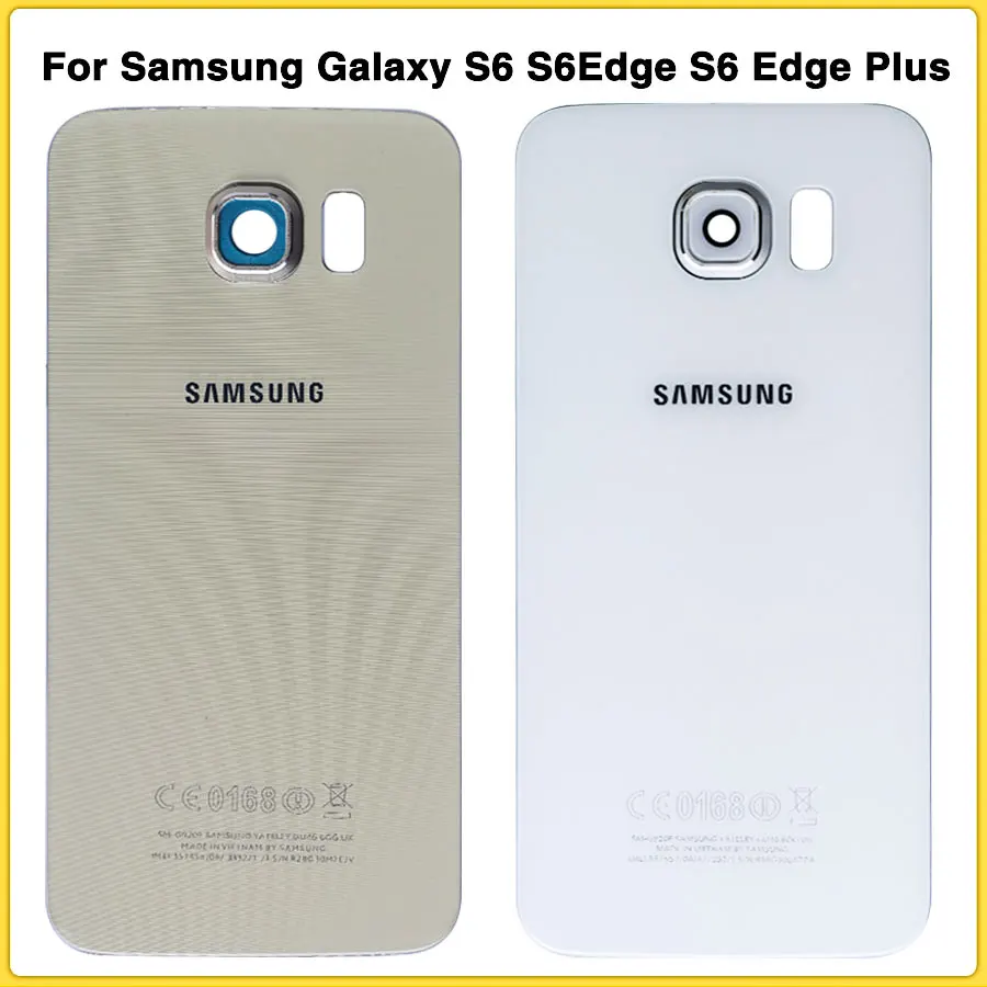 Чехол для задней крышки S6 для samsung Galaxy S6 S6Edge S6 Edge Plus G920 G920F G925 G928 задняя крышка для батареи задняя крышка для двери