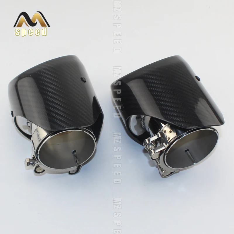 Автомобильный глушитель выхлопной трубы Универсальный Глянец 102 мм экспорт из