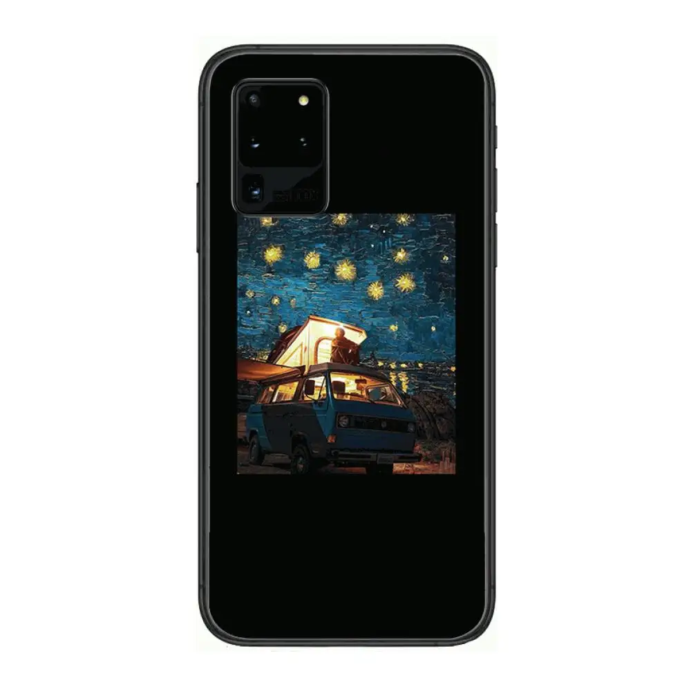 

Van Gogh Mona Lisa Art For Phone cover hull For SamSung Galaxy S 6 7 8 9 10 20 21 Plus Edge E note 5G Lite Ultra black soft bu