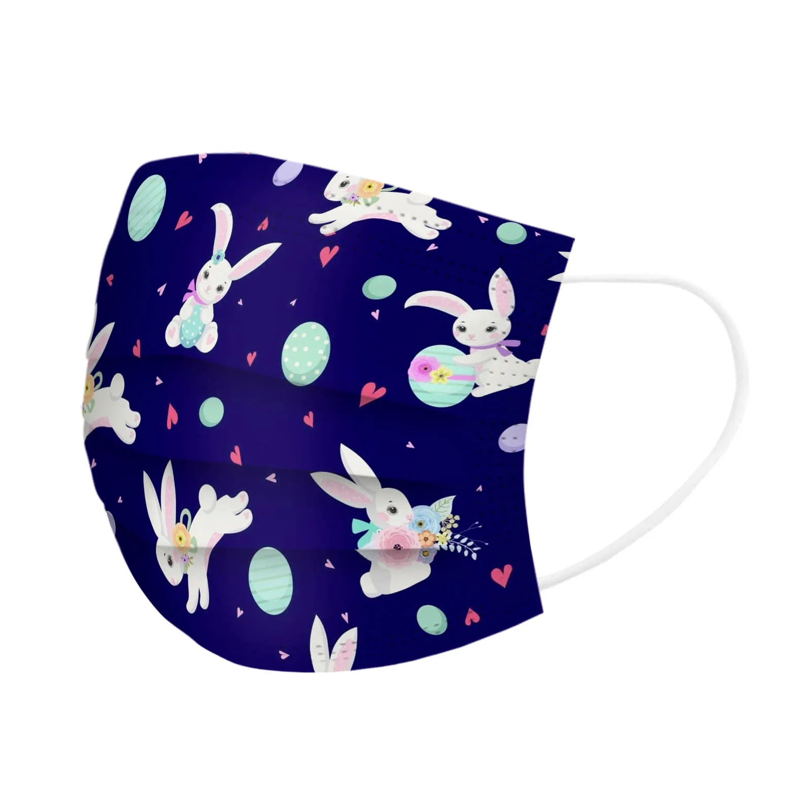 10 шт. одноразовые маски для лица с принтом кролика | Тематическая одежда и
