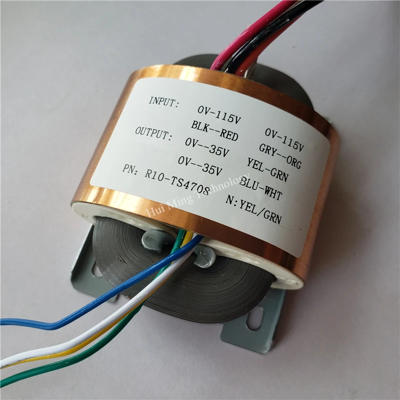 2*35V 0.21A R сердечник трансформатор 15VA R10 пользовательский 115V/115V медный щит выход для