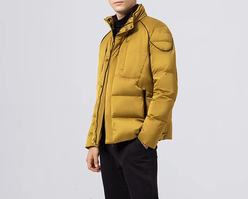 Vetement homme, мужское пуховое пальто, мужские зимние парки, короткая куртка snowimage, зеленый цвет, большие размеры xxxl, низкая цена