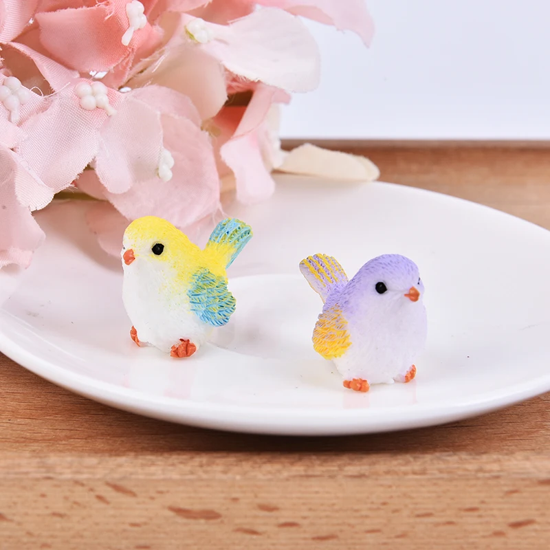 

Simulation Cartoon Bird Mini Figurine Animal Craft Micro Landscape Garden Decor
