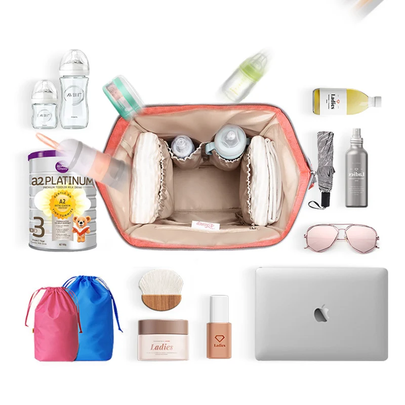 Минни розового цвета серии беременности и родам сумка из узорчатой ткани USB