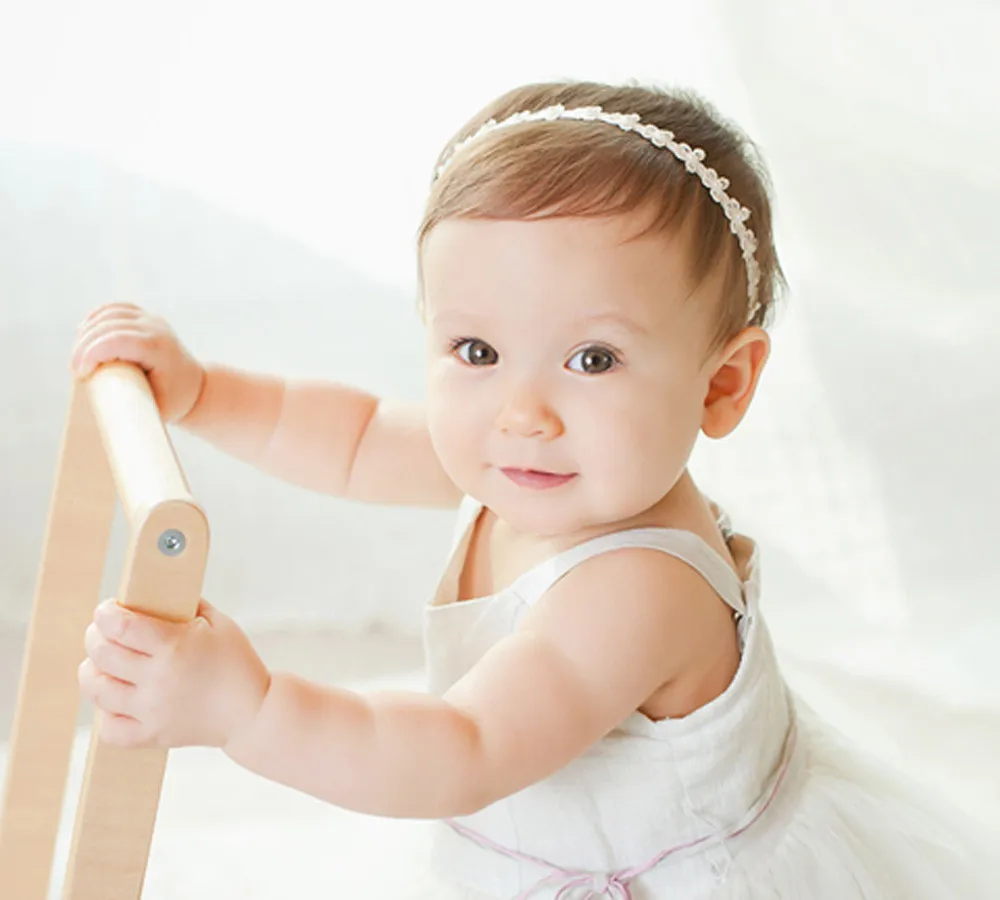 Детские кружевные головные повязки с жемчугом и цветами | Детская одежда обувь