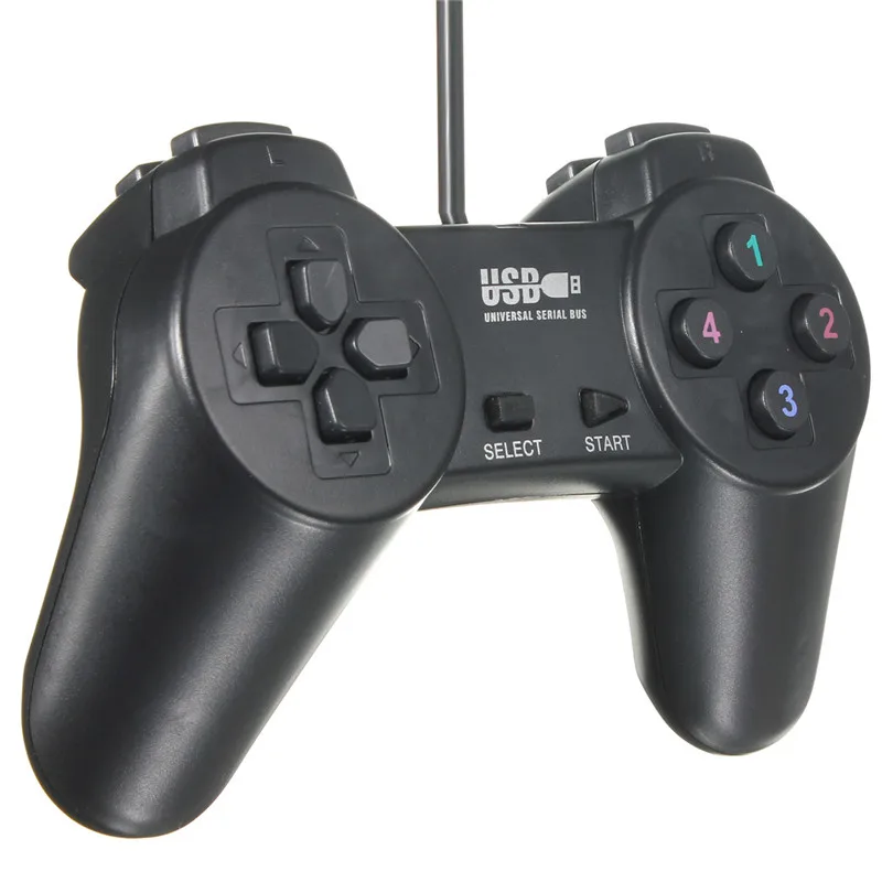 Wired USB 2.0 10 Keys Game Controller Gamepad Joystick Joypad for PC Laptop Computer XP Vista Windows 7 Pad Controle | Электроника