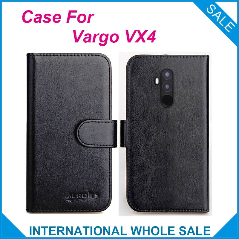 Чехол-книжка Vargo VX4 6 цветов кожаный чехол-бумажник с отделениями для телефона