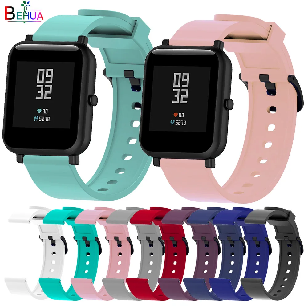 Сменный ремешок для часов BEHUA 20 мм Huami Amazfit GTS/ Bip youth/bip lite /GTR 42 мм|Ремешки часов| |