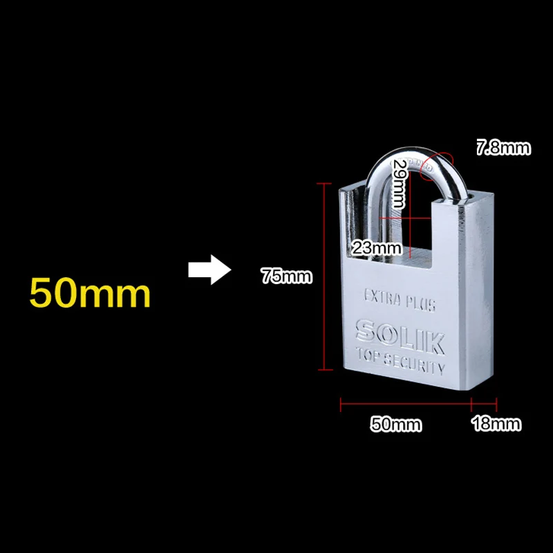 Водонепроницаемый дверной замок с защитой от кражи и ржавчины навесной медным