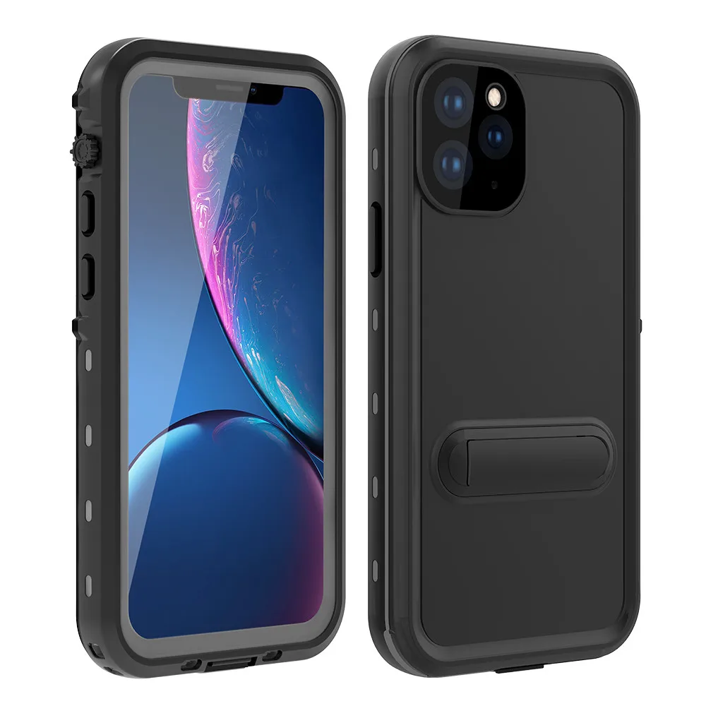 Для iPhone 11 Pro Чехол IP69X водонепроницаемый 360 ударопрочный Дайвинг Плавание