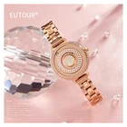 Часы Eutour E035 женские кварцевые, оригинальные простые модные наручные, с браслетом из нержавеющей стали