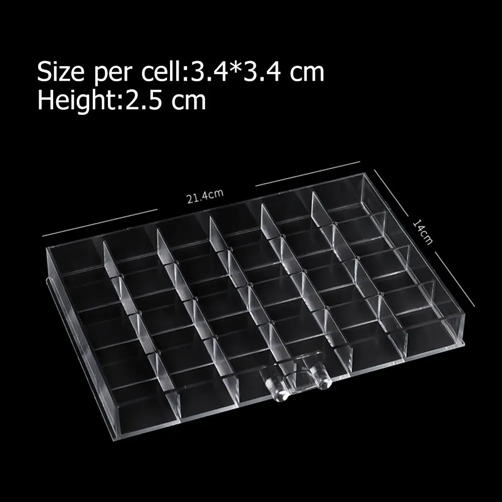 

5 Layers Large Drawer Clear Acrylic Storage Box Nail Polish Rack Nail Decorations Makeup Organizer Manicure Tools