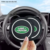 1pcs car logo anti slip pad car non slip mat auto goods for land rover santana series maqueta defender discovery 1 2 3 4 110 ir3