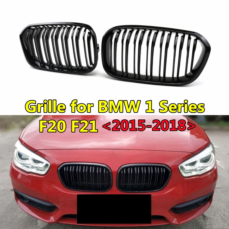 

WL Car Front Bumper Racing Grille Modified ABS Grille For Bmw F20 F21 Accessories 1 Series 2015-2018 Refit Replacement Parts