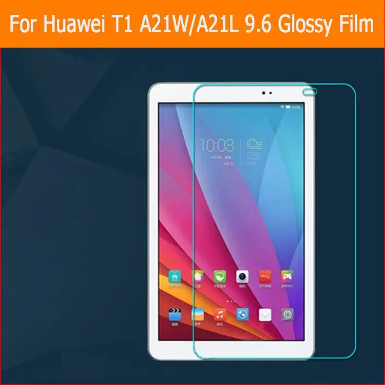 

Best premium HD Clear Glossy screen protector film For Huawei T1 note A21W A21L 9.6" tablet front screen protective films