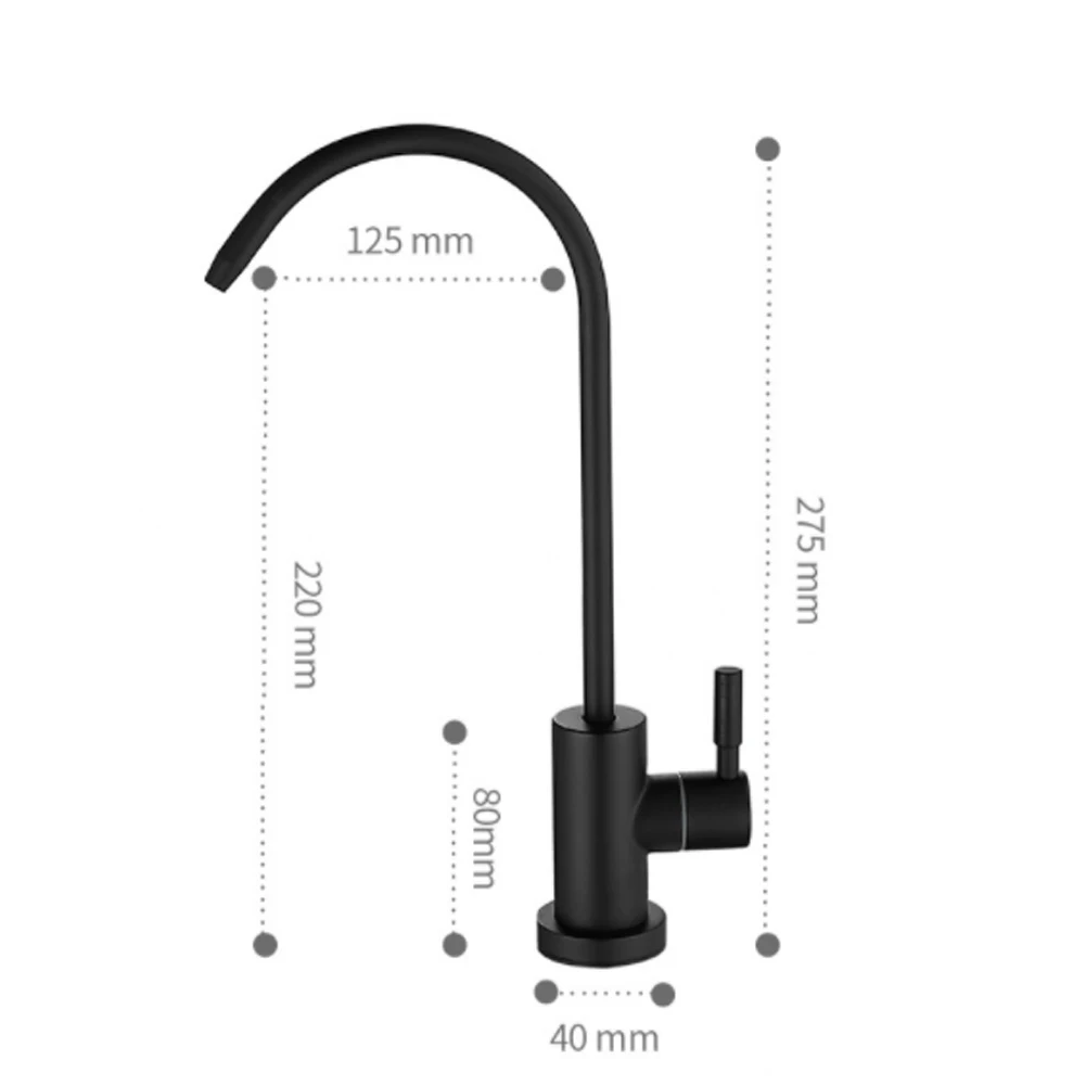 top 14 purified water faucet stainless steel reverse osmosis ro drinking water filter system faucet 360 degree rotating spout free global shipping