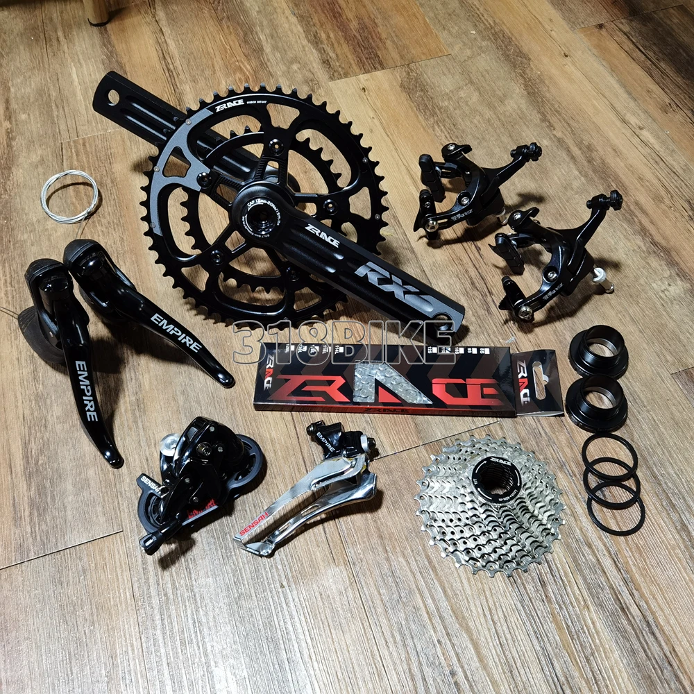 SENSAH EMPIRE + ZRACE Кривошип Тормозная цепь кассета 2x11 скорость 22s Road Groupset для дорожного