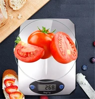 hot 5000g1g 5kg food diet postal kitchen scales balance measuring weighing scales led electronic scales tempered glass tray