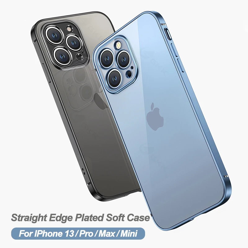

GKK оригинальный мягкий чехол с покрытием для IPhone 13 Pro Max, квадратный защитный противоударный чехол для IPhone 13 Pro Max Mini Fundas
