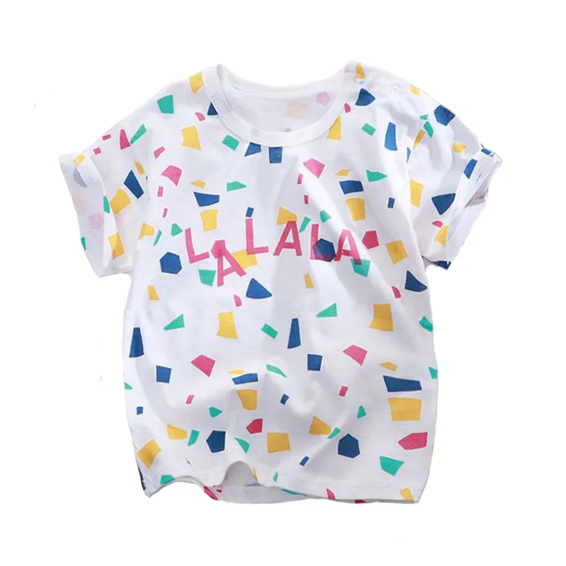 Лидер продаж Одежда для новорожденных футболка девочек младенцев летняя детская