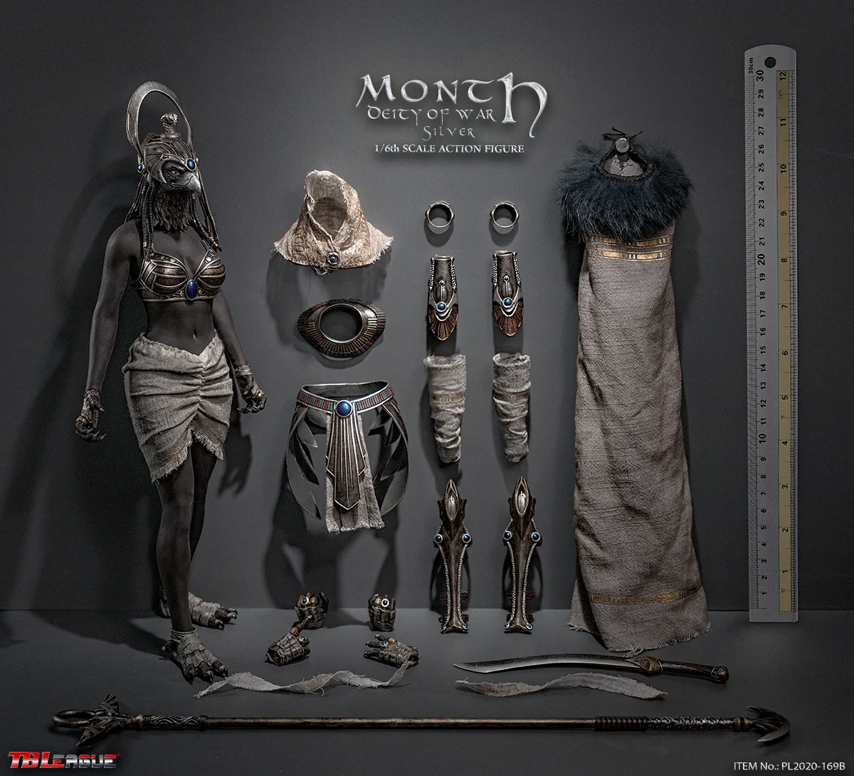 TBLeague PL2020-169B Phicen бесшовное тело фигурка Древнего Египта месяца ity of War Sliver 1/6 |