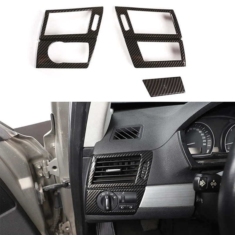 

Car Side Air Conditioner Air Outlet Frame Instrument Air Conditioner Decorative Frame Suitable for BMW- X3 2006-2010