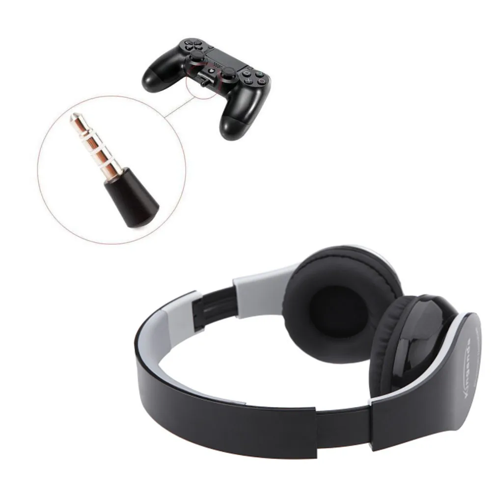 Новые Kinganda беспроводные Bluetooth гарнитуры с приемником USB для PS4 игры PC PRO Игровые наушники для бега с микрофоном