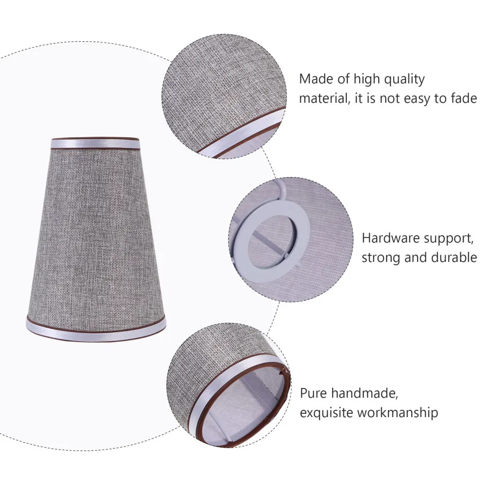 

Cloth Lampshades Lamp Covers E14 Meson Chandelier Lamp Shades Lamp Decor