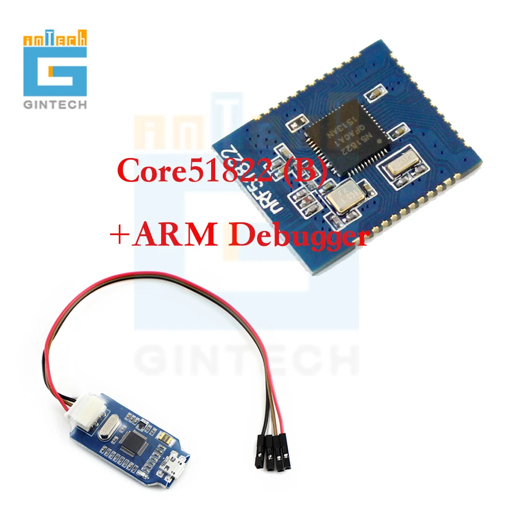Модуль Bluetooth 4 0 беспроводной модуль 2 4G NRF51822 материнская плата ble4.0 макетная Core51822