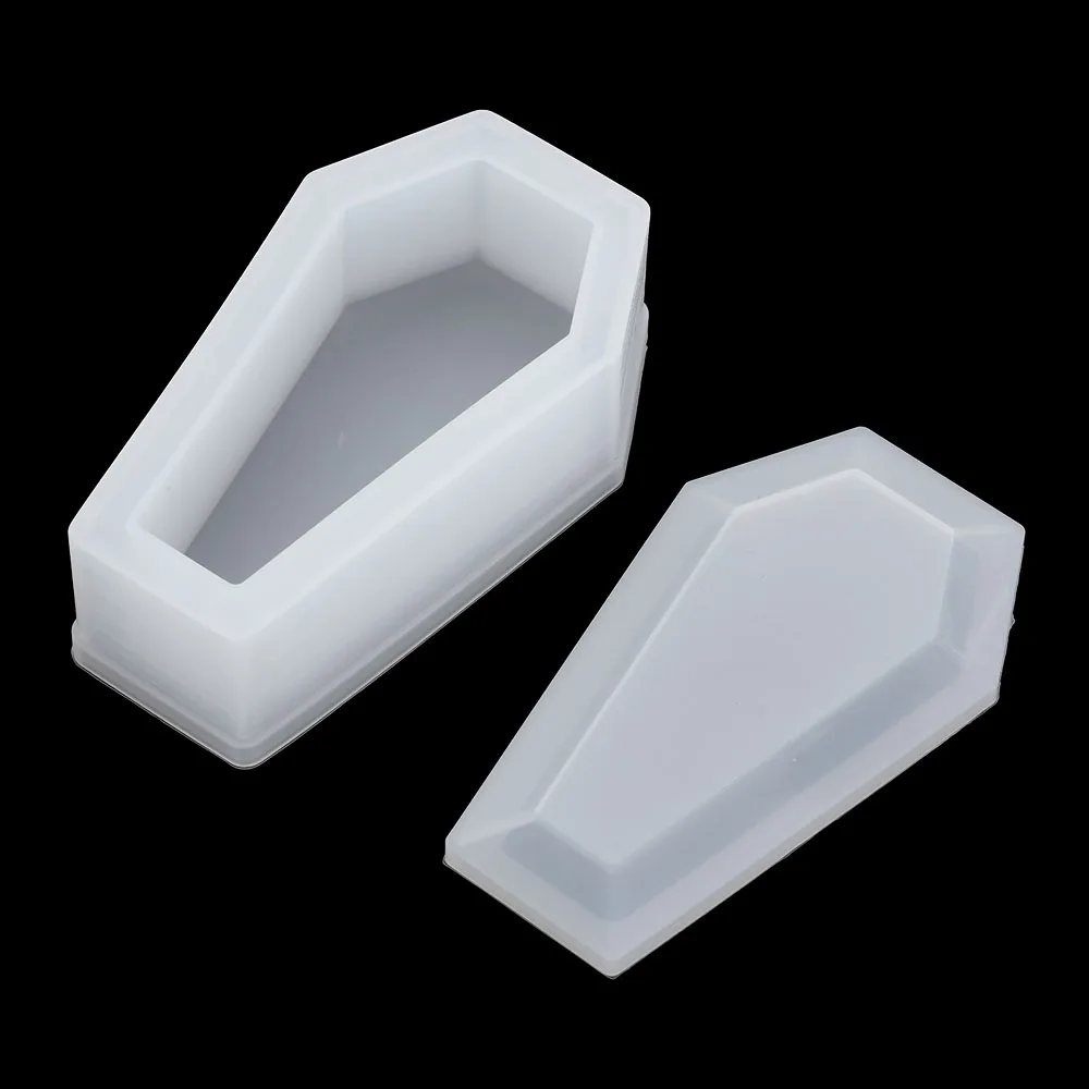 Гроб безделушка коробка силиконовая форма Хэллоуин готический контейнер Kawaii Goth