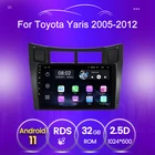 9 дюймов автомобиля Радио DVD мультимедиа плеер для Toyota Yaris 2005 2006 2007 - 2012 GPS навигация видео GPS стерео BT 2din Авто SWC