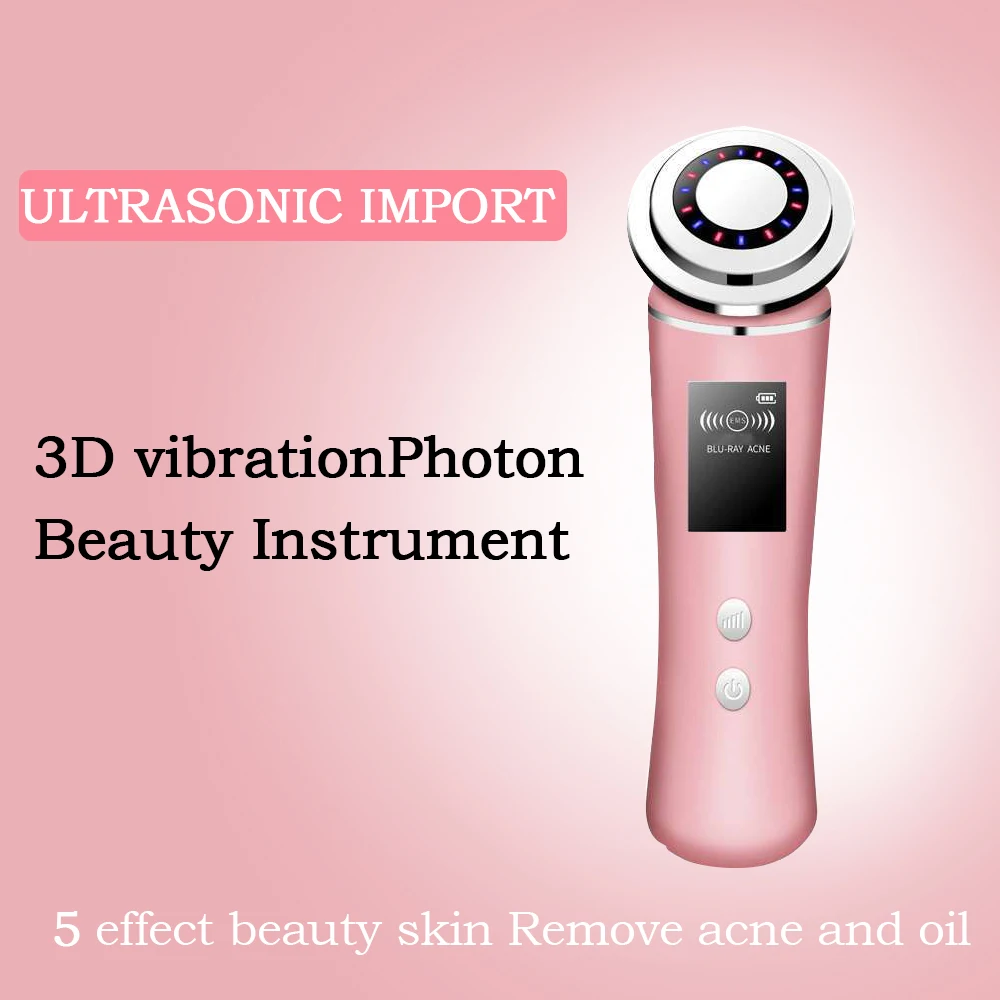 Mesotherapy Electroporation RF Radio Frequency LED Photon Skin Care Beauty Device Face Lifting Wrinkles Removal | Красота и здоровье