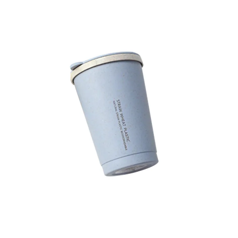 280 мл двухслойная изоляция пшеницы волокна соломы Кофе чашка кружка