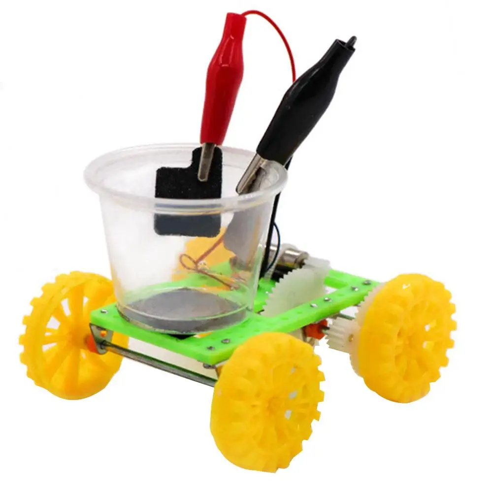 

Дети DIY Соленая вода Мощность модель автомобиля научный эксперимент Набор Развивающие игрушки DIY обучающие игрушки Конструктор робот автомобиль отличные подарки