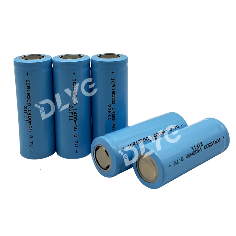 18500 3.7V 1400mAh rechargeable power lithium ion battery10Adischarge suitable for strong light flashlight razor clipper battery |