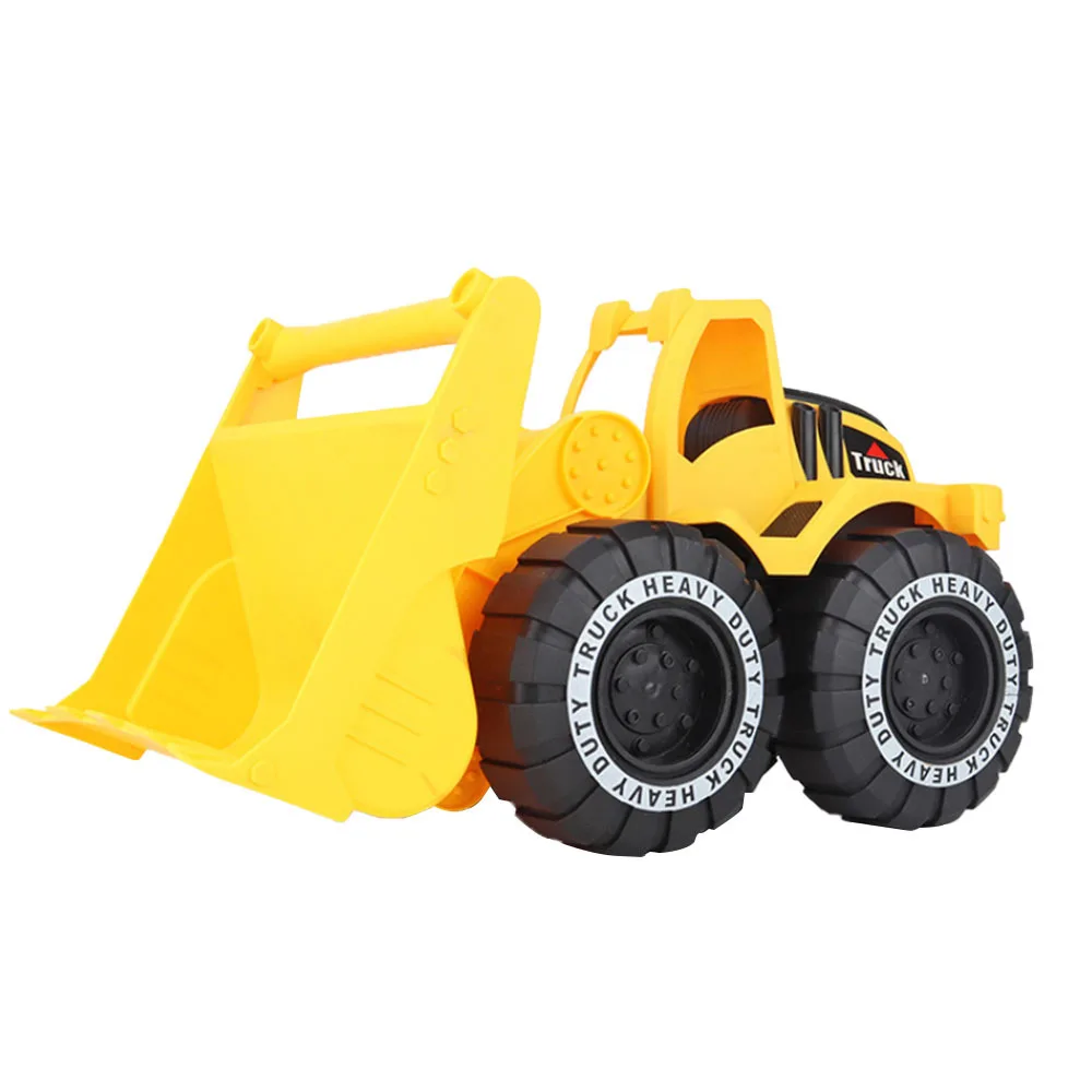 Bulldozer- L Детский Блестящий игрушечный автомобиль, инженерный автомобиль, экскаватор, модель трактора, игрушечный самосвал, модель классических игрушечных автомобилей, мини-подарок для мальчика - Цвет: Bulldozer- L
