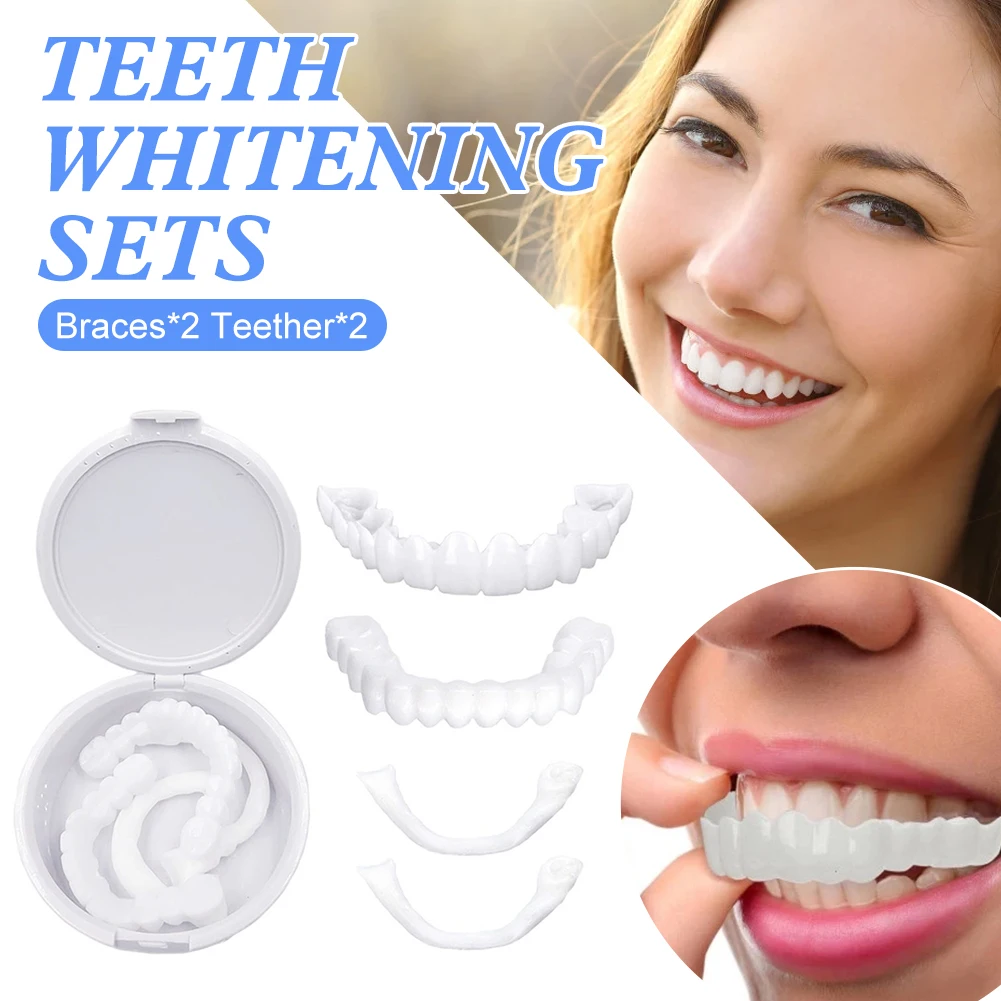 

Instant Smile Veneer Men's And Women's Whitening Silicone Artificial Teeth Braces Whitening Sticks Comfortable Teeth Orthodontic