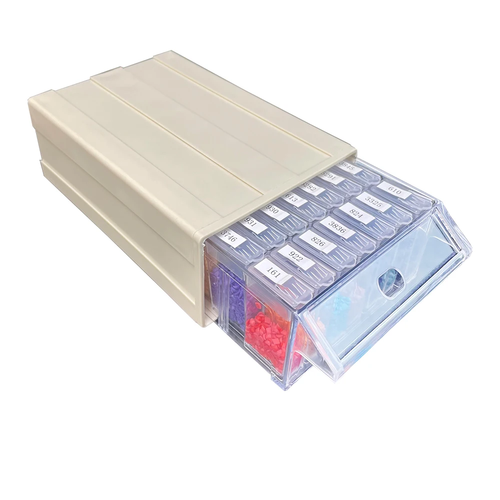 Ящик для хранения со съемными элементами алмазной живописи |