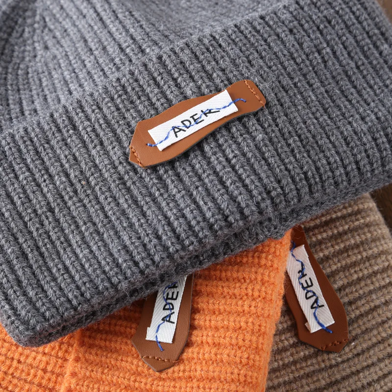 

Korean Leisure Street Beanies Skullies For Men Women Solid Color Woolen Hat Warm Soft Knitted Hat Outdoor Sports Potato Hat